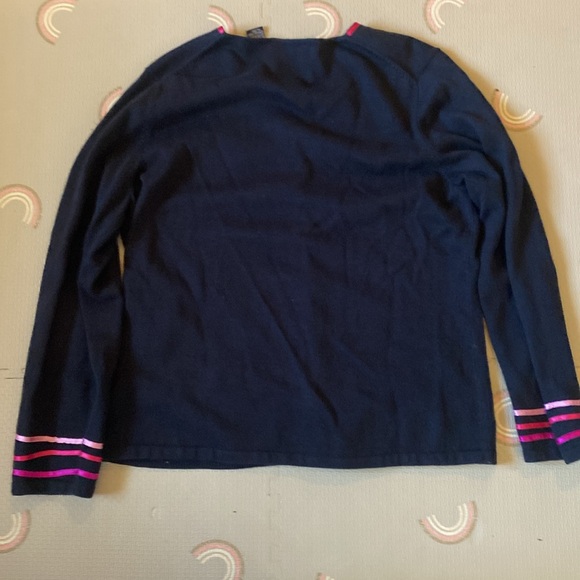 Michael Simon Y2K Cardigan Embroidered Beaded Makeup and Purse Sweater - Picture 4 of 7